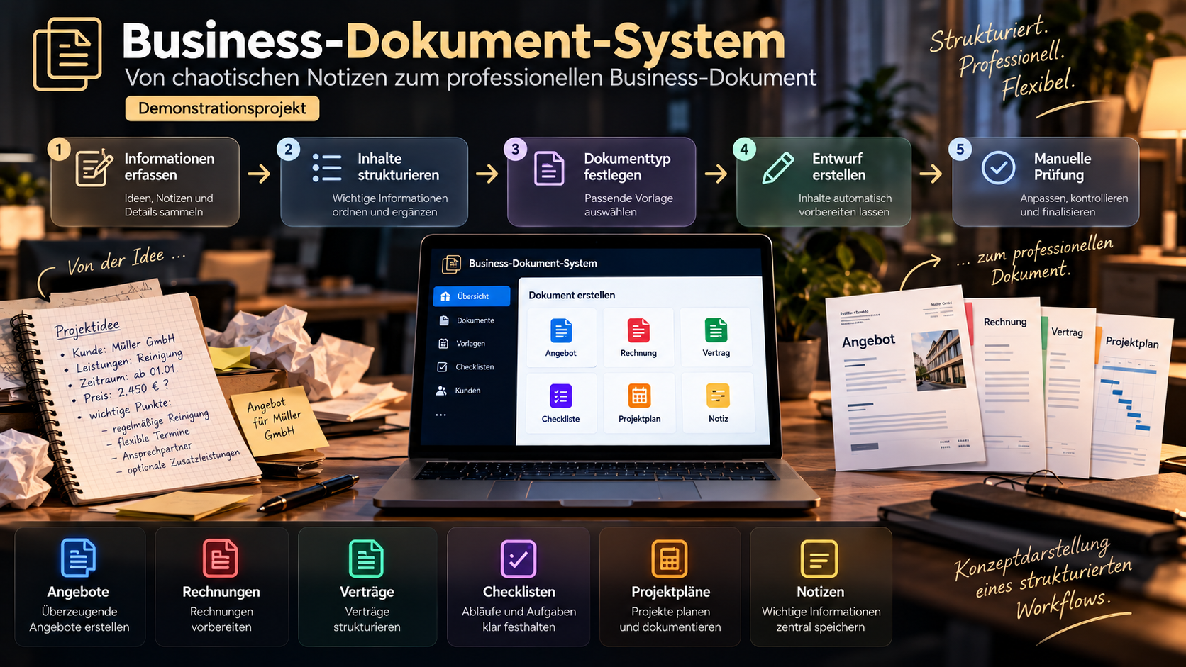 Business-Dokument-System – Demonstrationsprojekt